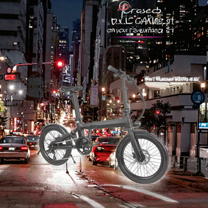 Vélo électrique pliable Anlochi Mini 7 vitesses, nouveau design, 20 pouces, 36V 250W, batterie au lithium 10.4Ah, moteur de moyeu arrière, alliage de magnésium - Product Image 3