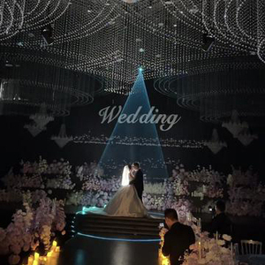 Romántico 3W RGB Disco DJ Proyector Nuevo haz de animación de escenario con efecto de nieve brillante para escenarios de boda Fuente de luces láser - Product Image 1