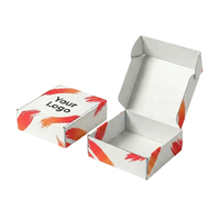 Cajas de Envío de Papel Kraft con Impresión de Flores, Cajas de Cartón Corrugado de Lujo para Envíos, Cajas para Envíos de Ropa