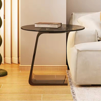 Table basse pliable personnalisable en acier inoxydable, table d'appoint moderne pour salon, chambre, petite table de chevet pour appartement