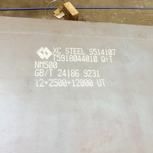 <span class=keywords><strong>Plaque</strong></span> d'acier au carbone AiSi laminée à chaud de 40 mm d'épaisseur, grade NM 400 NM 450, durable, résistante à l'usure, soudable, découpable, pliable pour le béton - Product Image 5