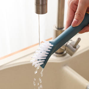 2-in-1 Hanging Fine Cleaning Brush for <b>Kitchen</b> <b>Sink</b> Gas Stove Countertop Bathroom Hair <b>Clip</b> Simple for Floor Crevice Cleaning - Product Image 2