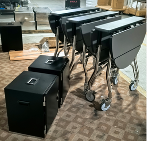 Chariot de service en <span class=keywords><strong>chambre</strong></span> <span class=keywords><strong>d</strong></span>'hôtel Double Drop Leafs, pour chariot de service de nourriture en <span class=keywords><strong>chambre</strong></span> <span class=keywords><strong>d</strong></span>'hôtel - Product Image 6