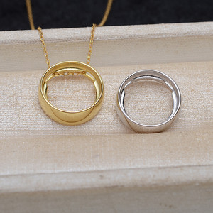 Soporte Redondo para Colgante Mabei, Plata S925, 14.5mm, para Perlas, Componente de Montaje Vacío para Joyería DIY, WENCHI - Product Image 5