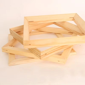 Barres de cadre en bois massif de pin pour toiles de peinture par numéros, encadrements de galerie pour peintures <span class=keywords><strong>à</strong></span> l'huile - Product Image 4