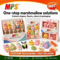 Vente en gros de sucettes en forme de dessin animé personnalisées, bonbons fruités sucrés, marque privée OEM ODM Halal BRC Factory