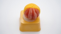 Groothandel goedkope prijs ijsjesleverancier grapefruitvormige 3D realistische ijslollydoos HALAL gecertificeerd