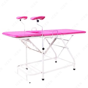 Étriers de table d'examen portatifs d'usine IN-G001A <span class=keywords><strong>lit</strong></span> d'examen obstétrique gynécologique <span class=keywords><strong>lit</strong></span> obstétrique de livraison de gynécologie - Product Image 4