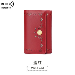 <span class=keywords><strong>Portafoglio</strong></span> da <span class=keywords><strong>donna</strong></span> <span class=keywords><strong>donna</strong></span> di lusso in pelle rossa da <span class=keywords><strong>donna</strong></span> con ampia capacità portabagagli da <span class=keywords><strong>donna</strong></span> - Product Image 6