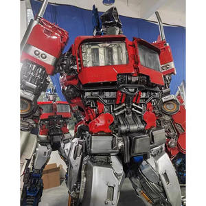 Gran decoración al aire libre Metal fibra <span class=keywords><strong>de</strong></span> vidrio Robot Bumble Bee estatua transformador figura <span class=keywords><strong>de</strong></span> acción escultura para la venta - Product Image 6