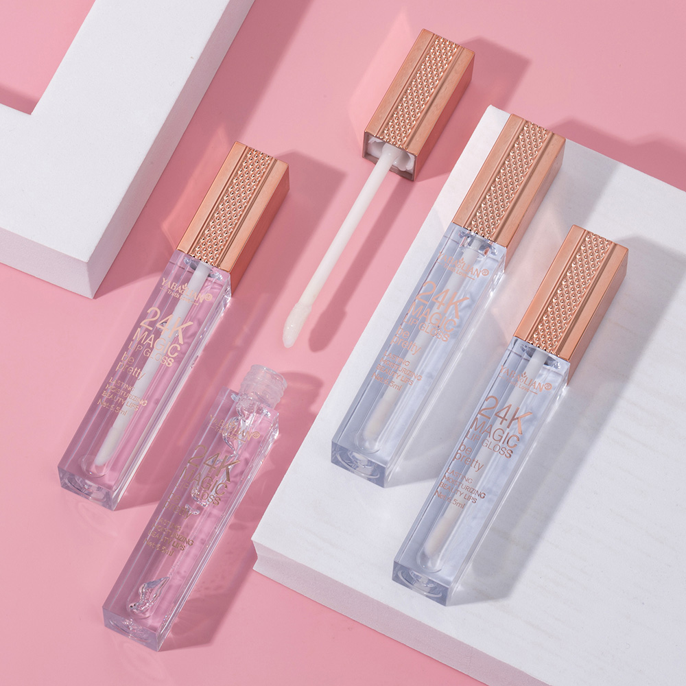 Высококачественный индивидуальный фирменный блеск для губ с водонепроницаемым ароматом, богатый блеск для губ, увлажняющий прозрачный Блестящий Блеск для губ для веганов