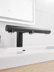 Çok fonksiyonlu fotoselli banyo lavabo musluğu 3 in 1 hareket otomatik sensör musluk - Product Image 4