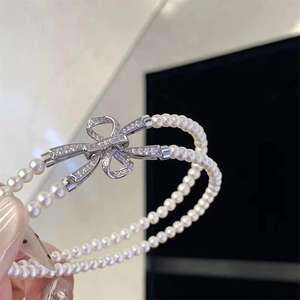 Bracelet princesse style Zhuji Star, double couche, perles naturelles de 3-4 mm, nouvelle boucle, bracelets et joncs élégants en perles - Product Image 1