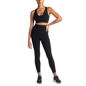 Pantalones de Yoga de Alta Calidad para Mujer con Cintura Elástica, Logotipo Personalizado al por Mayor, Leggings Deportivos que Realzan los Glúteos - Product Image 1