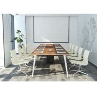 Table de conférence de bureau moderne pour 15 personnes, fabriquée en usine