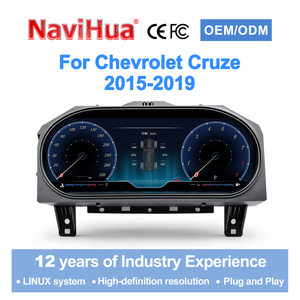 หน้าปัดเรือนไมล์ดิจิตอล Navihua สำหรับรถยนต์ Chevrolet Cruze ปี 2015-2019 จอ LCD แสดงผลความเร็วแบบเสมือนจริง - Product Image 1