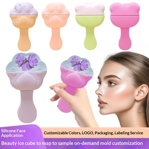 Glaçonnettes de massage facial en silicone anti-gonflement, modèle FS-08, pour l'été, vente en gros, rose – Le best-seller transfrontalier - Product Image 2