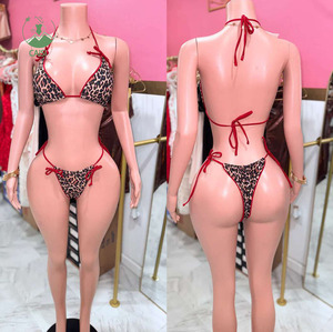 新款豹纹泳衣女式性感泳衣沙滩装泳衣2件套泳衣2025比基尼套装泳衣 - Product Image 1