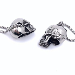 Skull Pendant Stainless Steel Themed Unisex <b>Necklace</b> Gift 216063 - Product Image 2