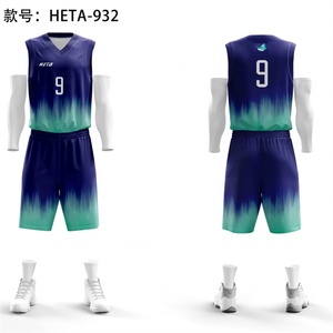 Maillot de basket en gros pour adulte, uniforme de basket personnalisé, ensemble de maillots de sport à séchage rapide - Product Image 1