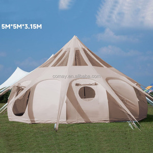 Tenda per esterni <span class=keywords><strong>Glamping</strong></span> di lusso in cotone 4 stagioni 4m 5m 6m tenda per osservare le stelle - Product Image 2