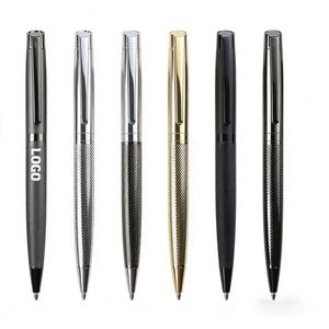 Nouveau stylo à bille et à encre gel de luxe pour hôtel d'affaires, cadeau VIP, en acier inoxydable, avec logo personnalisé - Product Image 1