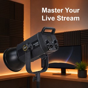 JIXIO FS <span class=keywords><strong>500X</strong></span> 500W 58000lm Luce LED da Studio in Lega di Alluminio 2700-6500K con Controllo DMX e APP per Illuminazione Fotografica e Video - Product Image 3