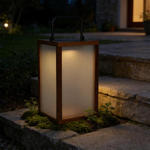 Lampes solaires de jardin de haute qualité IP66 3500K (blanc chaud) en métal et verre, design amovible, fonction dimmable, garantie 1 an, 750 heures - Product Image 4