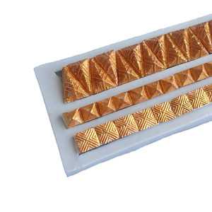 Neue Designs Border Mold Pearl Braid Textur DIY Silikon formen Fondant Schokoladen rand Form Kuchen Dekorieren Zubehör Backwerk zeuge - Product Image 3