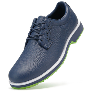 Chaussures de <span class=keywords><strong>golf</strong></span> imperméables pour hommes avec tige en cuir véritable et semelle en caoutchouc Zapatos De <span class=keywords><strong>Golf</strong></span> pour les sports d'automne et d'hiver - Product Image 2