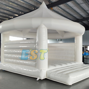 <span class=keywords><strong>Château</strong></span> sautant blanc gonflable <span class=keywords><strong>de</strong></span> mariage romantique <span class=keywords><strong>Château</strong></span> rebondissant Mariage Maison <span class=keywords><strong>de</strong></span> rebond blanche Inflables Para Fiestas - Product Image 5