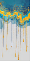 Panneau mural moderne en PVC pour appartement, bureau, immeuble – Plaque UV étanche, insonorisée, ignifuge, décoration murale, design graphique, garantie 5 ans