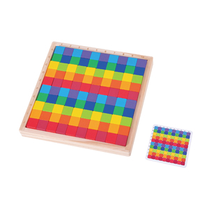 Cognition <strong>Rainbow</strong> Counting Color Matching Wooden Counting Block Puzzle Numbers Learning Educational <strong>Toy</strong> - Product Image 3