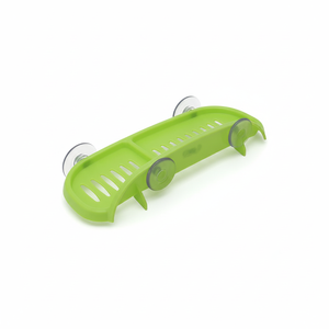 Inomata Étagère de salle de bain polyvalente vert feuille - Product Image 1