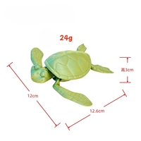 Souvenirs d'aquarium d'animaux océaniques Modèle d'impression 3D personnalisé Joints de dinosaure Jouet de tortue de mer mobile Ornements de bureau