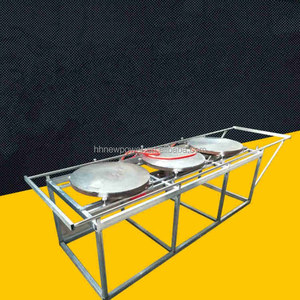 2 to 6 Pans Heating <strong>Plate</strong> Hand Push <strong>Dosa</strong> Batter Baking Injera Maker Thin Tortilla Pancake Bread Making Machine Price - Product Image 6