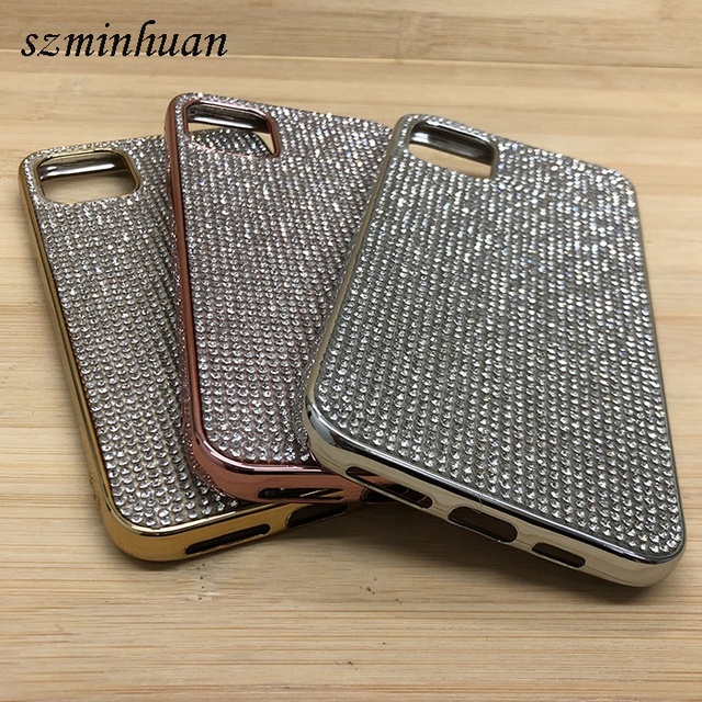 Gradient Rhinestone Cell Phone case Sparkling Crystal Mobile Phone Cases for iPhone for samsung for huawei