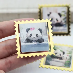 Dễ Thương Panda Bookmark Chủ Đề Kim Loại Brass Thép Không Gỉ Màu Bookmark Truyền Thống Trung Quốc Quà Tặng Lưu Niệm