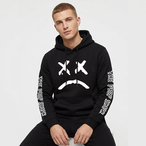 Sweat-shirt à capuche en molleton technique tissé bicolore pour homme, personnalisable avec logo, style color block, manches classiques, décontracté, pour l'automne, vente en gros - Product Image 5