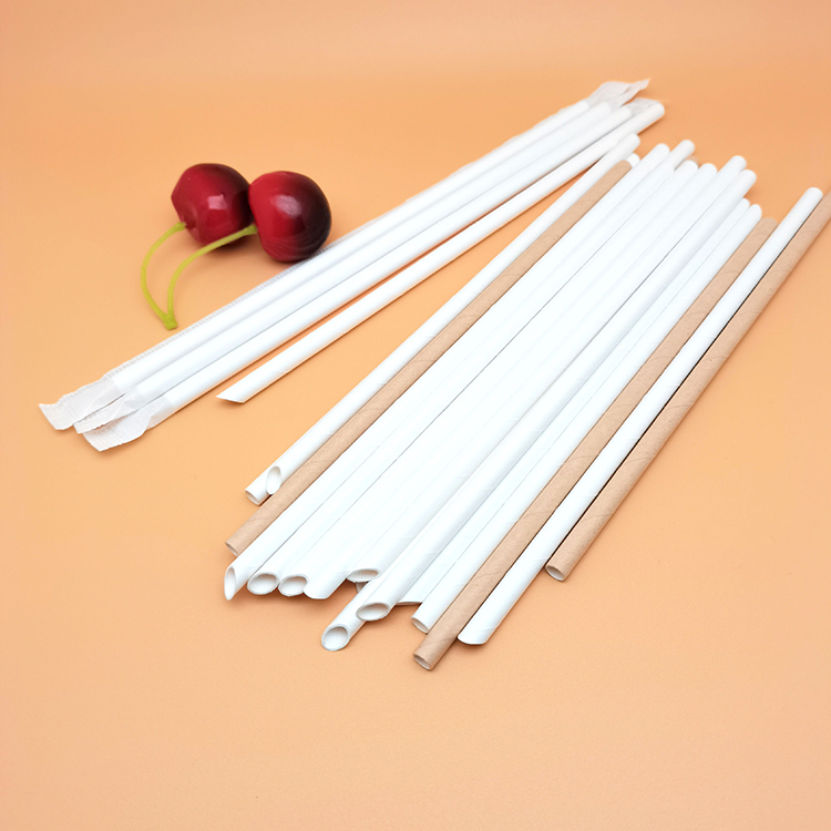 No wrinkle bio-degradable bubble tea paper straw in Vietnam
