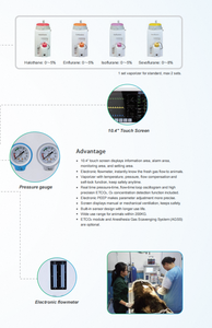 Profissional-Grade Veterinária Anestesia Máquina CE Certified Classe II para Cat Dog Rabbit Horse Surgeries Clínicas Veterinárias - Product Image 4