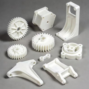 Детали из ПТФЭ, обработанные на станках с ЧПУ; Обработка пластика на станках с ЧПУ; Пластиковые детали, обработанные на станках с ЧПУ - Product Image 1