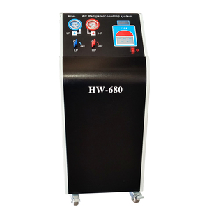 เครื่องกู้คืนน้ำยาแอ<span class=keywords><strong>ร์</strong></span>อัตโนมัติ HW-680 สำหรับ R134a/R1234YF 650 กรัม/นาที 5.4 ลิตร/ชม. AC 220-240V ถัง 12 ลิตร สำหรับดูแลรักษารถยนต์ - Product Image 4