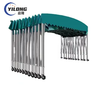 heavy steel frame durable tarpaulin portable foldable car port canopy retractable carport garages canopies