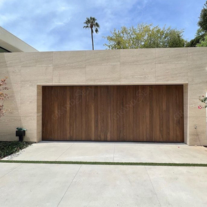 Porta a Libro in Legno Stile Rustico Americano, Porta Esterna per Soggiorno, <span class=keywords><strong>Porte</strong></span> da <span class=keywords><strong>Garage</strong></span> Bifold Automatizzate in Alluminio - Product Image 4