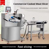 Trancheuse Commerciale Kessler pour Charcuterie, Machine Automatique à Trancher la Viande Cuite pour Supermarché, Haute Capacité 380V 1.25KW 280 Tranches/Min