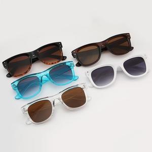 Leopard print <b>sunglasses</b>, women's ins <b>sunglasses</b>, men's glasses, retro brown large <b>frames</b> that show off the face, <b>small</b> beach - Product Image 2