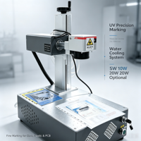 Machine de marquage laser UV VOLaser 5W, industrielle, CNC, haute vitesse 8000 mm/s, haute précision pour le verre, prend en charge DXF/BMP/AI, certifiée CE