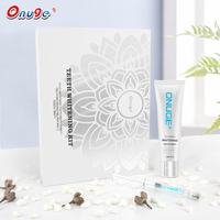 Gel blanqueador dental sin peróxido, paquete de lujo, kit de pasta dental