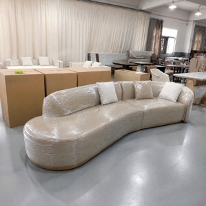 Conjunto de Sofá Minimalista de Tela JM 3200x1000x720 para Sala de Estar - Product Image 6